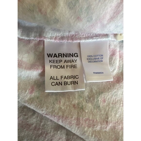 Lang Of Salzburg Womens Floral Striped Nightgown Size S Cotton Blend - Picture 5 of 6